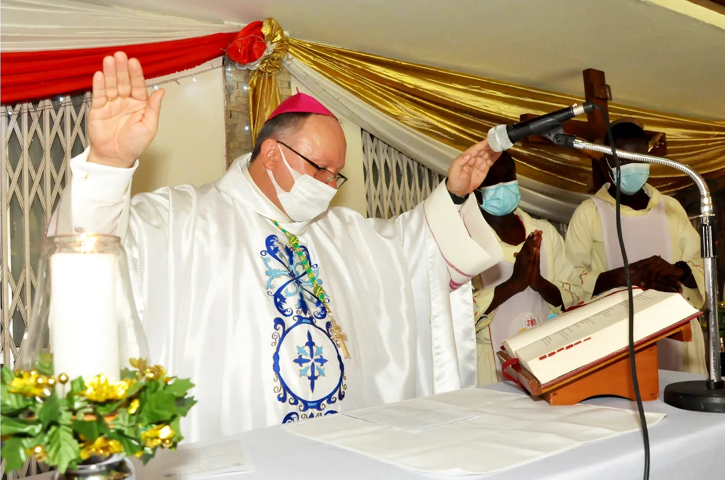Anniversary liturgy at the Nunciature