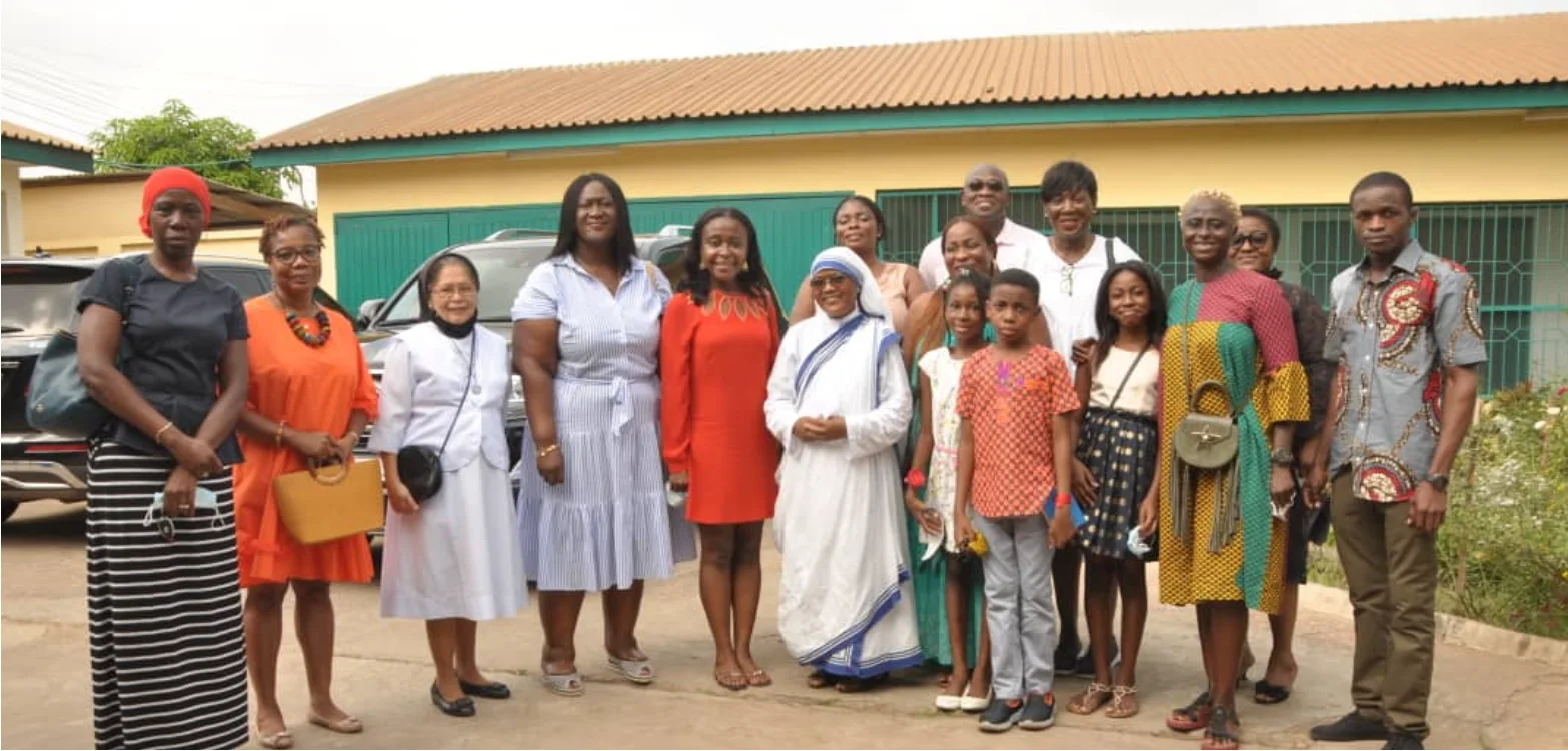 MGCWC members and friends visiting the Missionaries of Charity